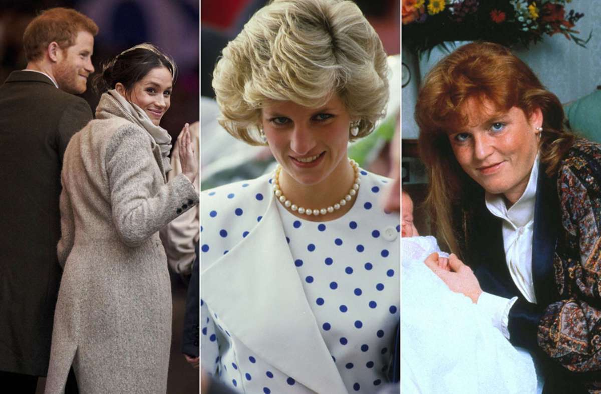 Meghan, Diana oder Fergie: Die schönsten und schlimmsten Frisuren der Royals