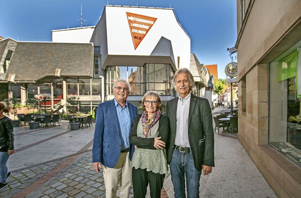 Bernd Daferner, Christa Müller und Wolfgang Clauß (von links) wollen die Begeisterung der Zuschauer fürs Esslinger Theater fördern.