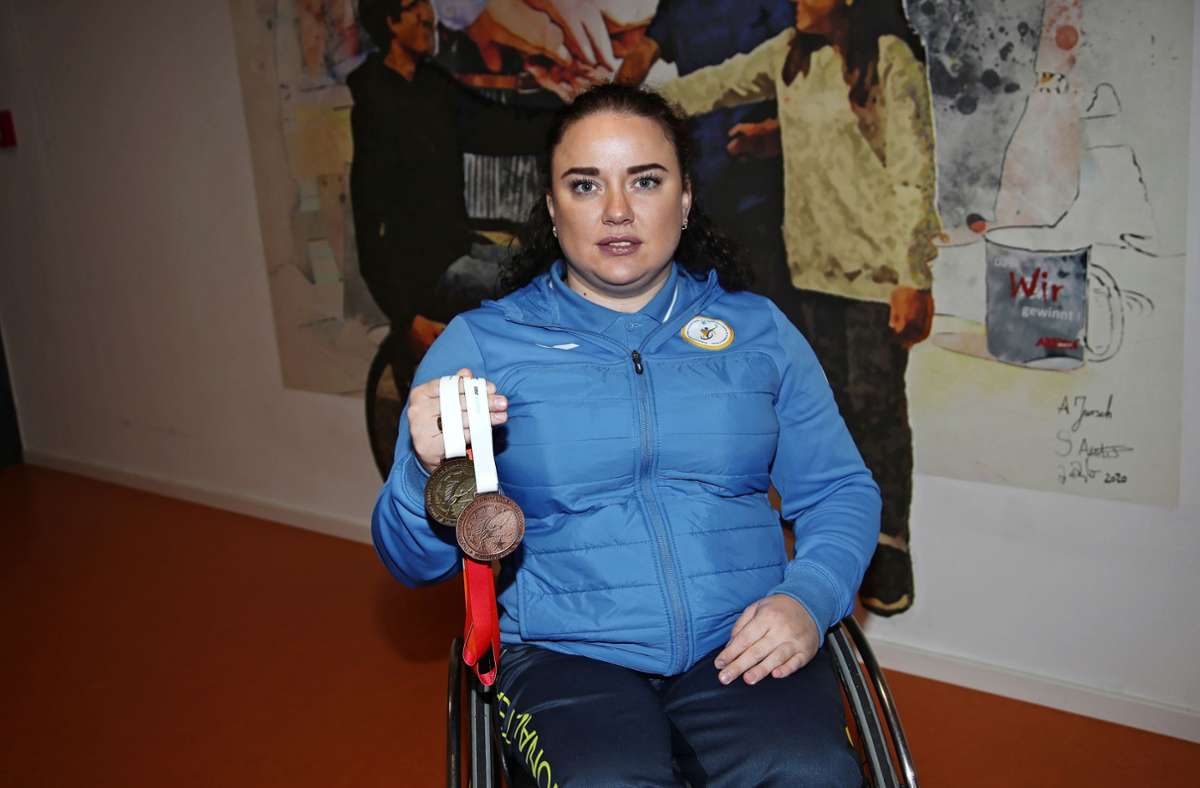 Esslinger Rollstuhlfechterin: Olga Yesina sendet starkes Zeichen in die Ukraine