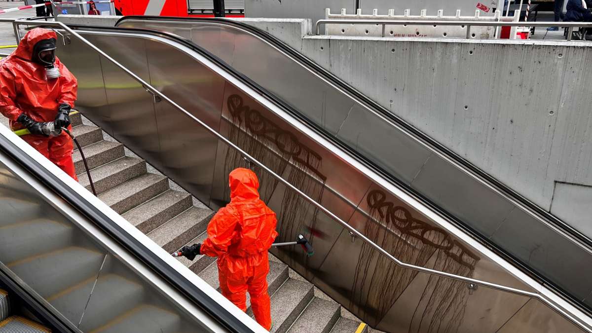 Stuttgart: Abgang zum Hauptbahnhof wegen Polizeieinsatz gesperrt