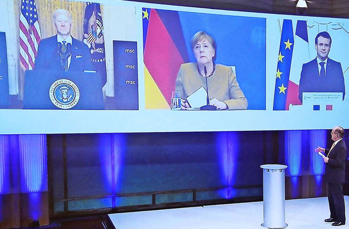 Münchner Sicherheitskonferenz: Angela und Joe schlagen ein neues Kapitel auf