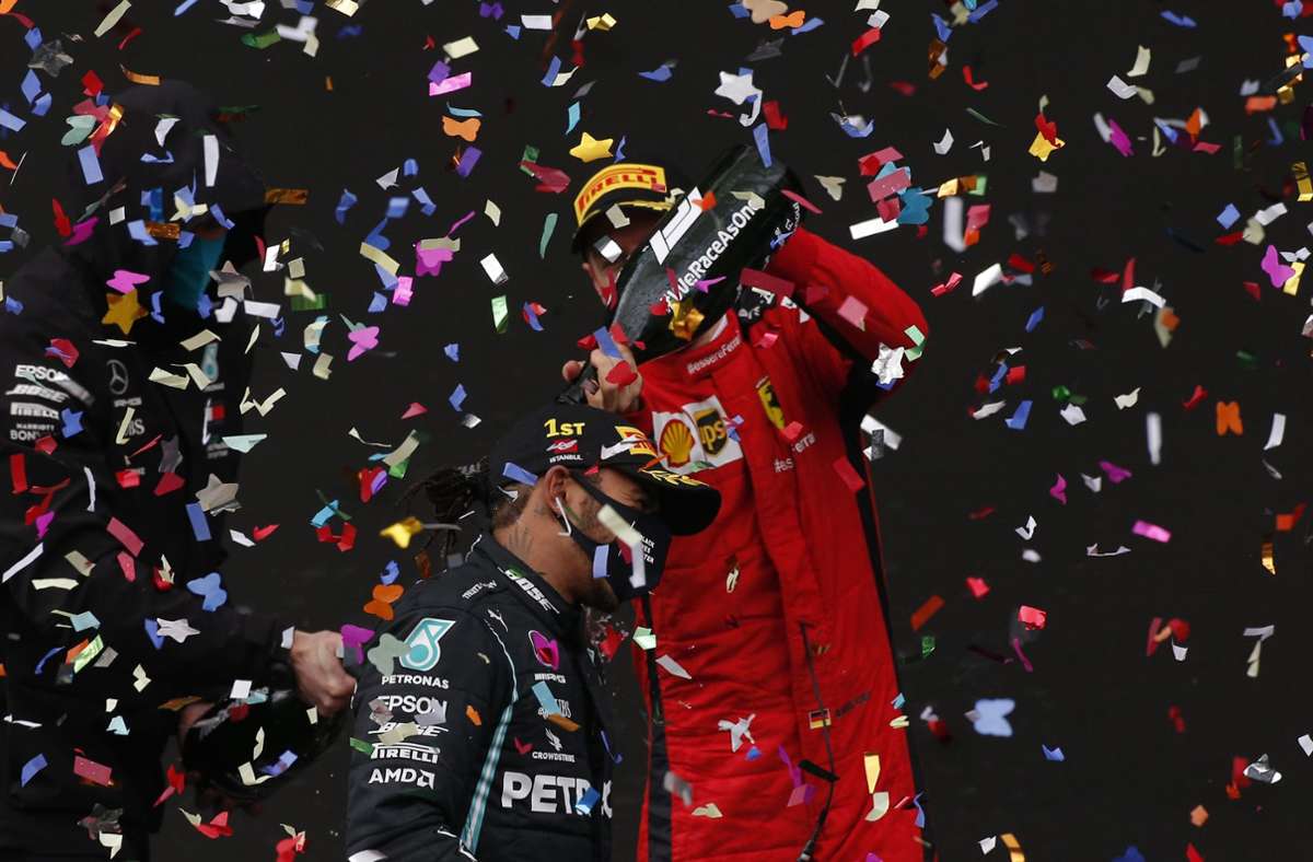 Dritter Platz beim Rennen in Istanbul: Fast wie ein Lottogewinn für Sebastian Vettel