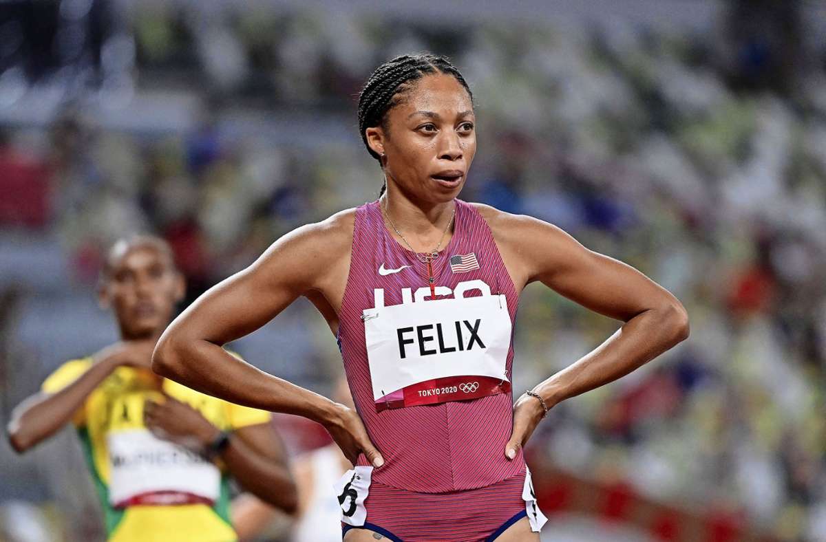 Allyson Felix bei Olympia 2021: Mutter und erfolgreiche Athletin – hätte Nike das ahnen können?
