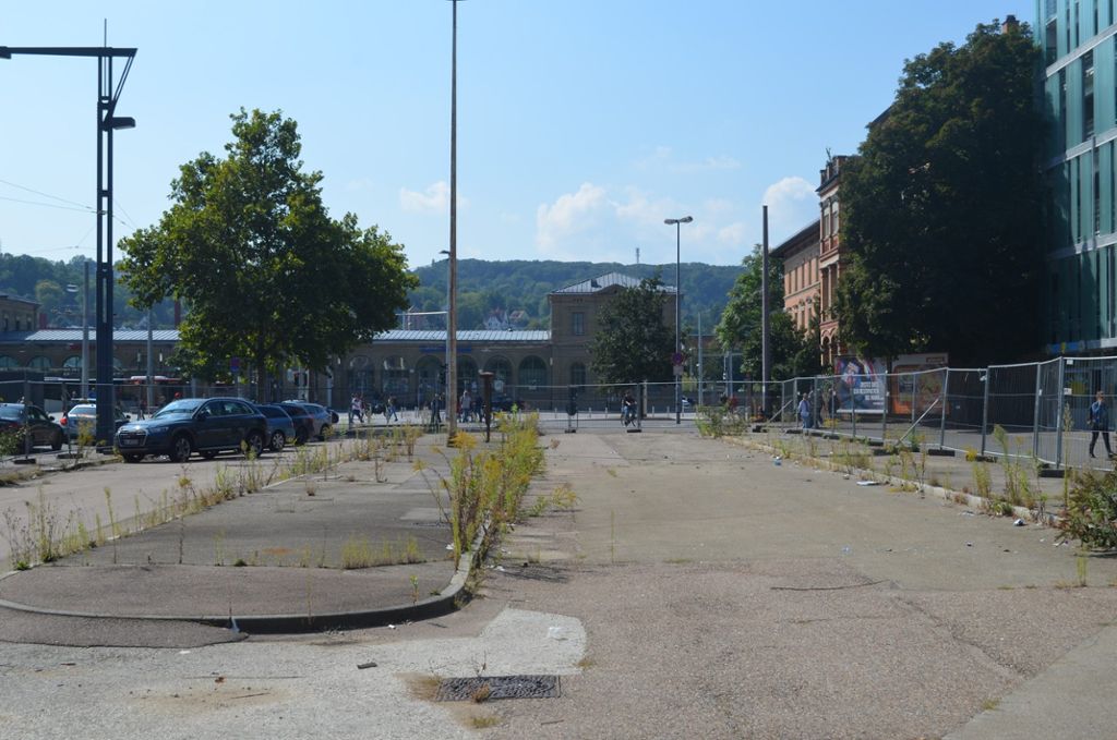 An einigen Stellen klaffen hässliche Löcher im Stadtgebiet: Esslingen: Stadt der Brachen