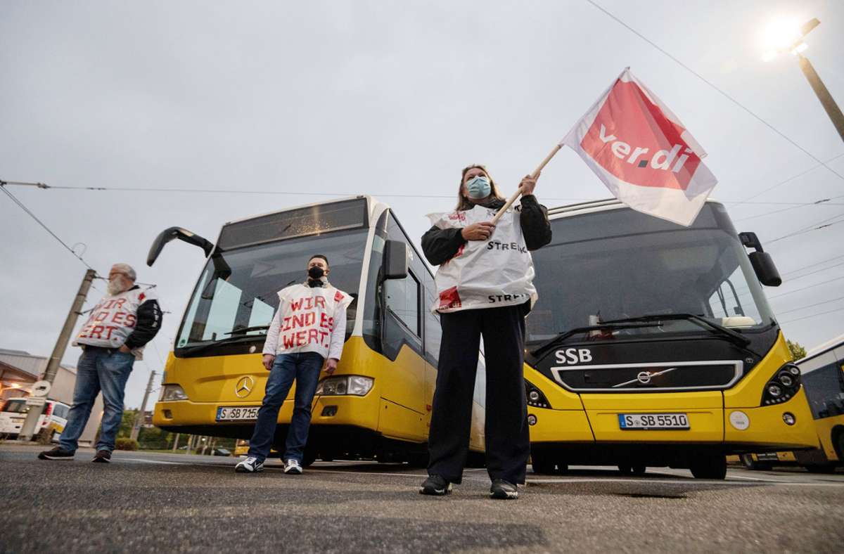 Warnstreik und Nahverkehr in Stuttgart: Deshalb fahren die Busse am Mittwoch doch