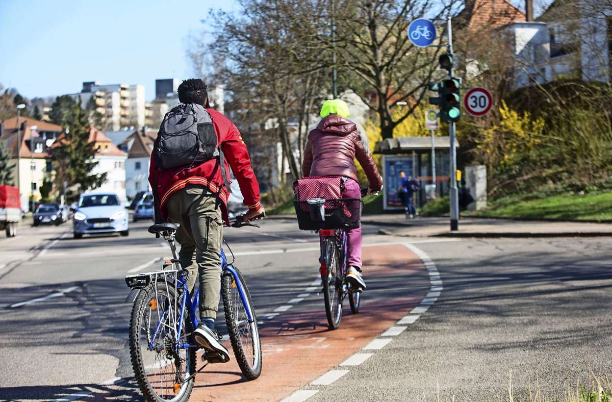 Radverkehr in Esslingen: Freie Fahrt von der Innenstadt bis Zell