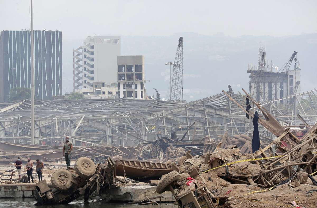 Nach Explosion in Beirut: 16 Hafen-Mitarbeiter in Gewahrsam