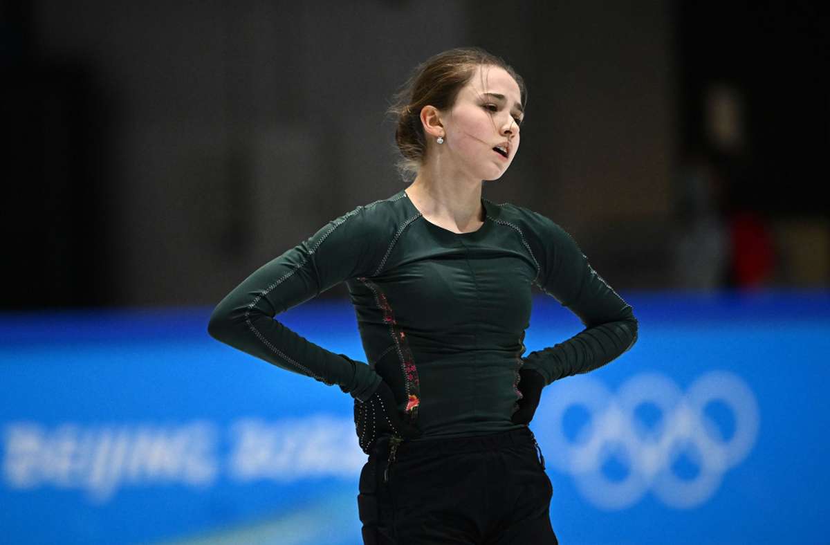 Der Dopingfall um die junge Eiskunstläuferin Kamila Walijewa schlägt hohe Wellen. Foto: AFP/ANNE-CHRISTINE POUJOULAT
