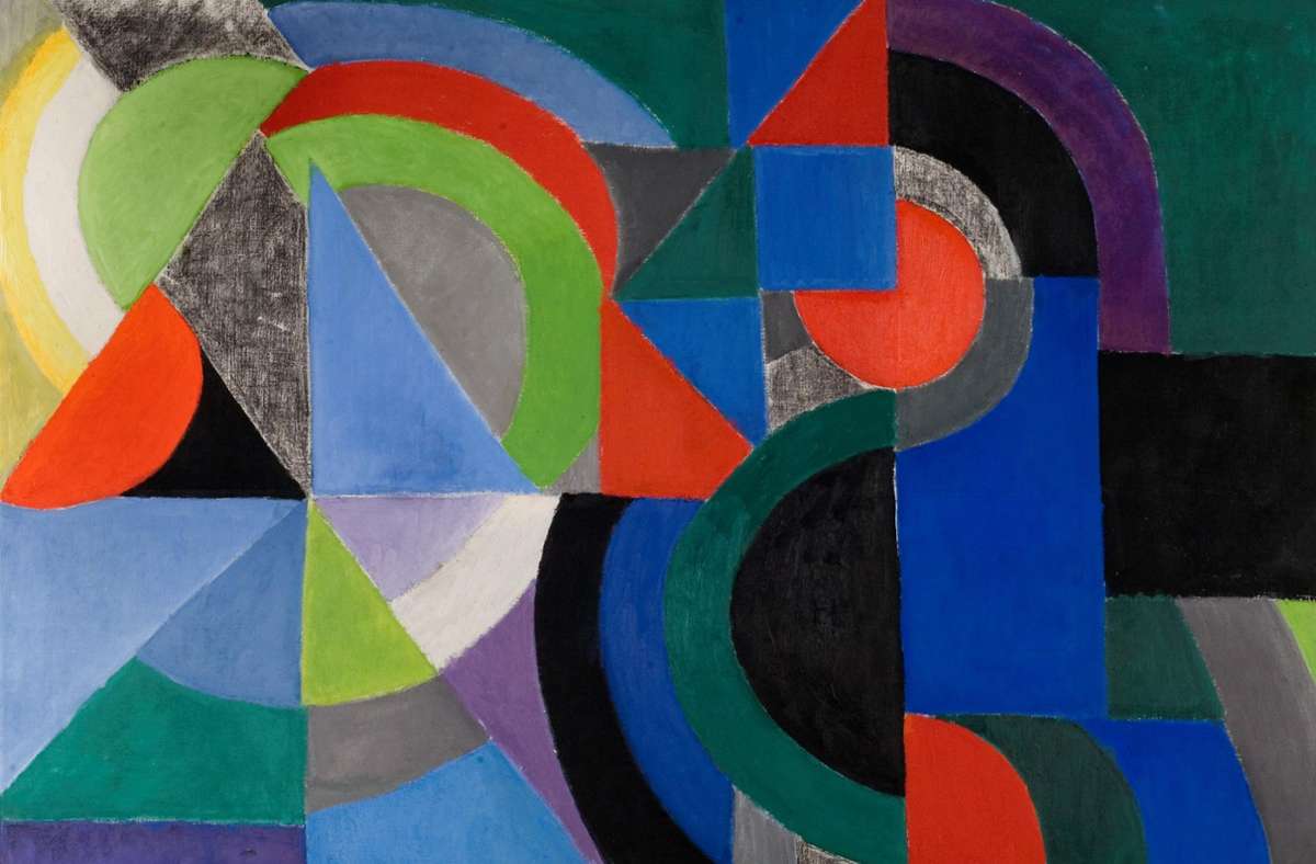 Aus der Kunsthalle Bielefeld: Sonia Delaunay, „Rhythme couleur“, 1959/60