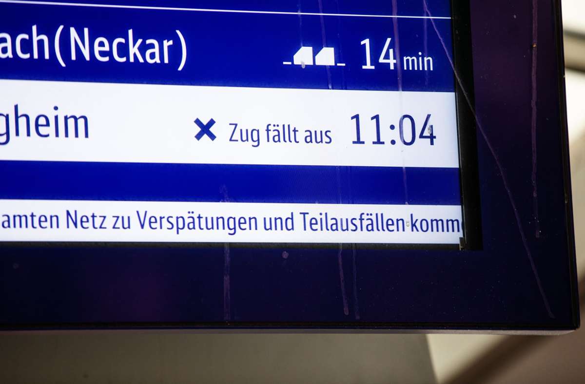 Defekt in zwei Stellwerken: S-Bahnlinien in Region Stuttgart sind aus dem Takt