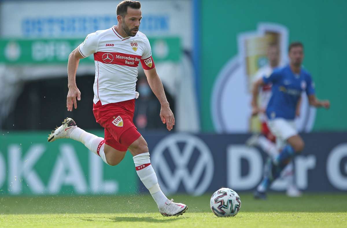 Einer der vielen erfahrenen Spieler, die in der Bundesliga die Spielführerbinde tragen: VfB-Kapitän Gonzalo Castro.