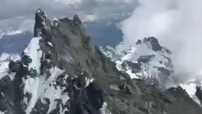 Riesiger Bergsturz bei Galtür