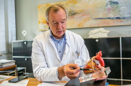 Matthias Leschke, Chefarzt am Esslinger Klinikum, ist Experte für Herz-Kreislauf-Erkrankungen. Foto: Roberto Bulgrin