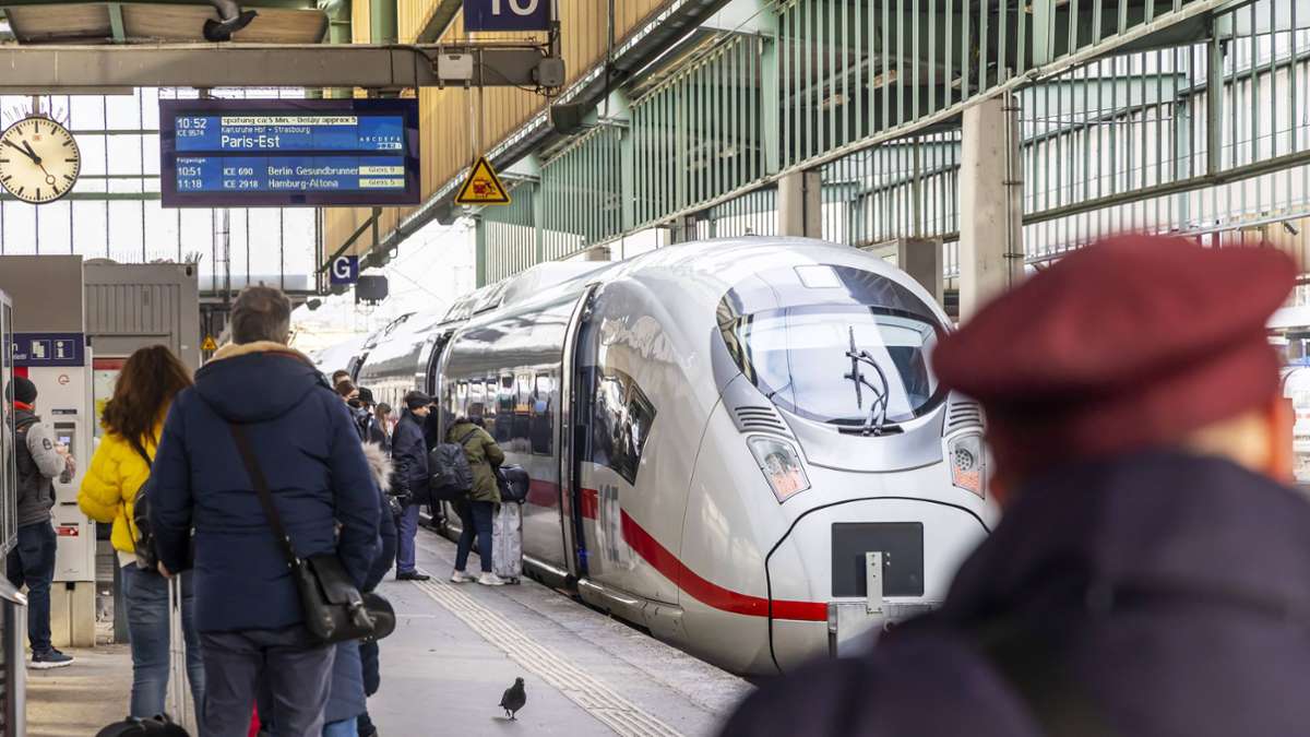 Internationaler Fernverkehr: Winter sorgt für ICE-Ausfälle zwischen Deutschland und Paris