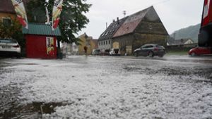 Unwetter über der Region: Hagel im Kreis Göppingen – Gewitter ziehen nach Stuttgart