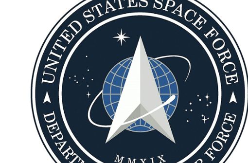Das Logo von Donald Trumps Space Force erinnert Nutzer an das Emblem der Sternenflotte aus „Star Trek“. Foto: AFP/HO