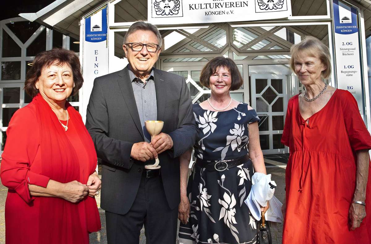 Sonja Spohn, Hans und Karin Weil und Christel Köhle-Hezinger (von links). Foto: Horst Rudel
