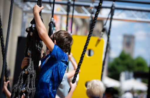 Das Stuttgarter Kinder-und Jugendfest findet das ganze Wochenende auf dem Schlossplatz und am Eckensee. statt. Foto: STZN/Leif Piechowski/Leif Piechowski