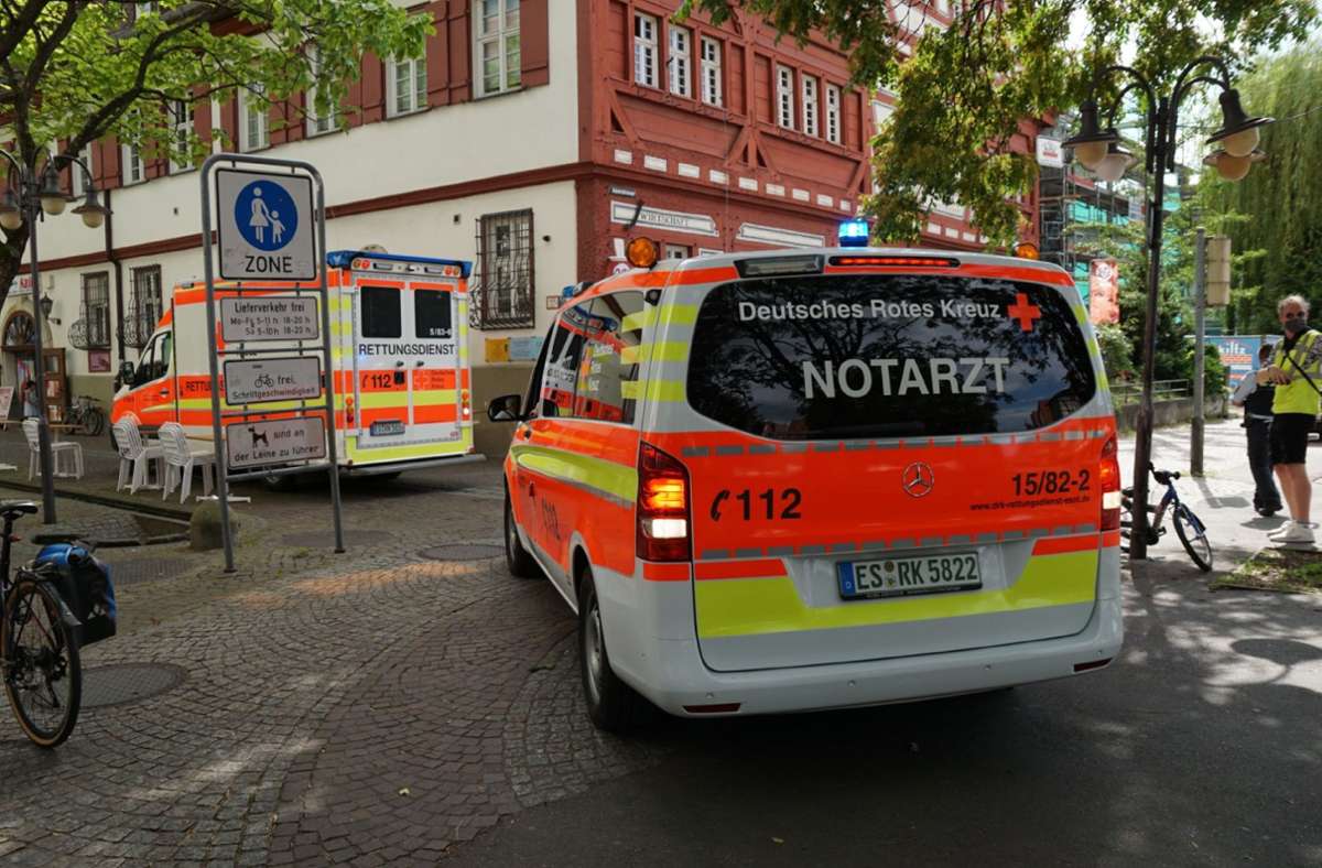 Aufregung in Kirchheim: Zwei Kinder wurden auf einem Zebrastreifen angefahren.