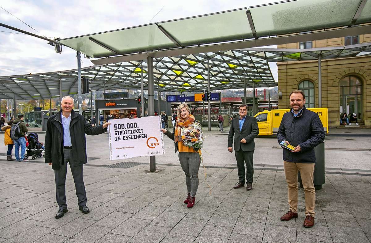 Esslinger Stadtticket 500. 000 Mal verkauft: Erfolgsschlager mit Corona-Kratzer