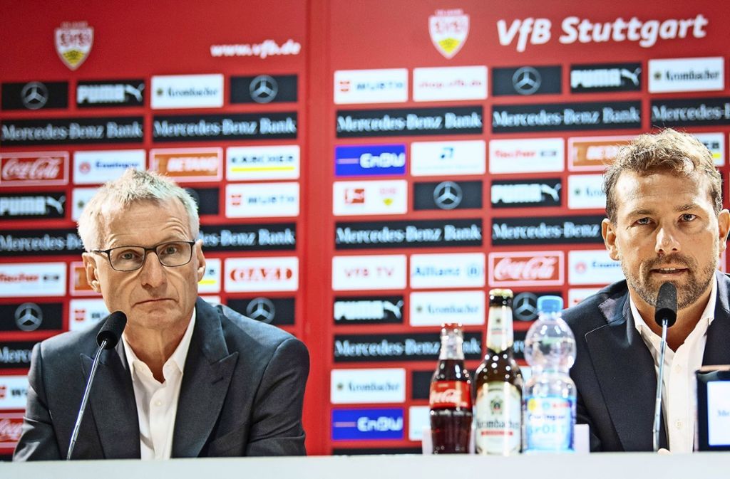 Der VfB-Sportchef steht nach dem gebrochenen Treueschwur auf Trainer Korkut unter Beschuss: Reschke steht unter Beschuss