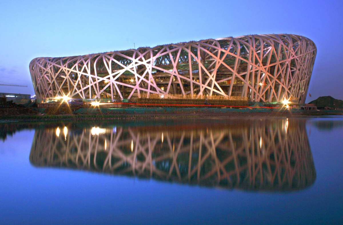 Das „Olympic National Stadium“ in Peking war ein Austragungsort der Olympischen Spiele 2008. Foto: imago sportfotodienst/imago sportfotodienst