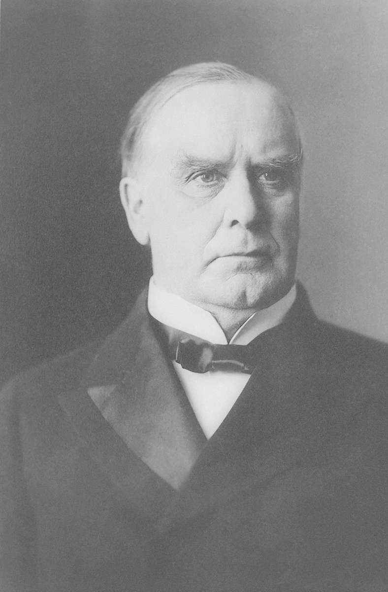 William McKinley (1897-1901): Der Republikaner war während der vorletzten Jahrhundertwende Präsident der USA. Kurz nach dem Beginn seiner zweiten Amtszeit wurde er im September 1901 ermordet.