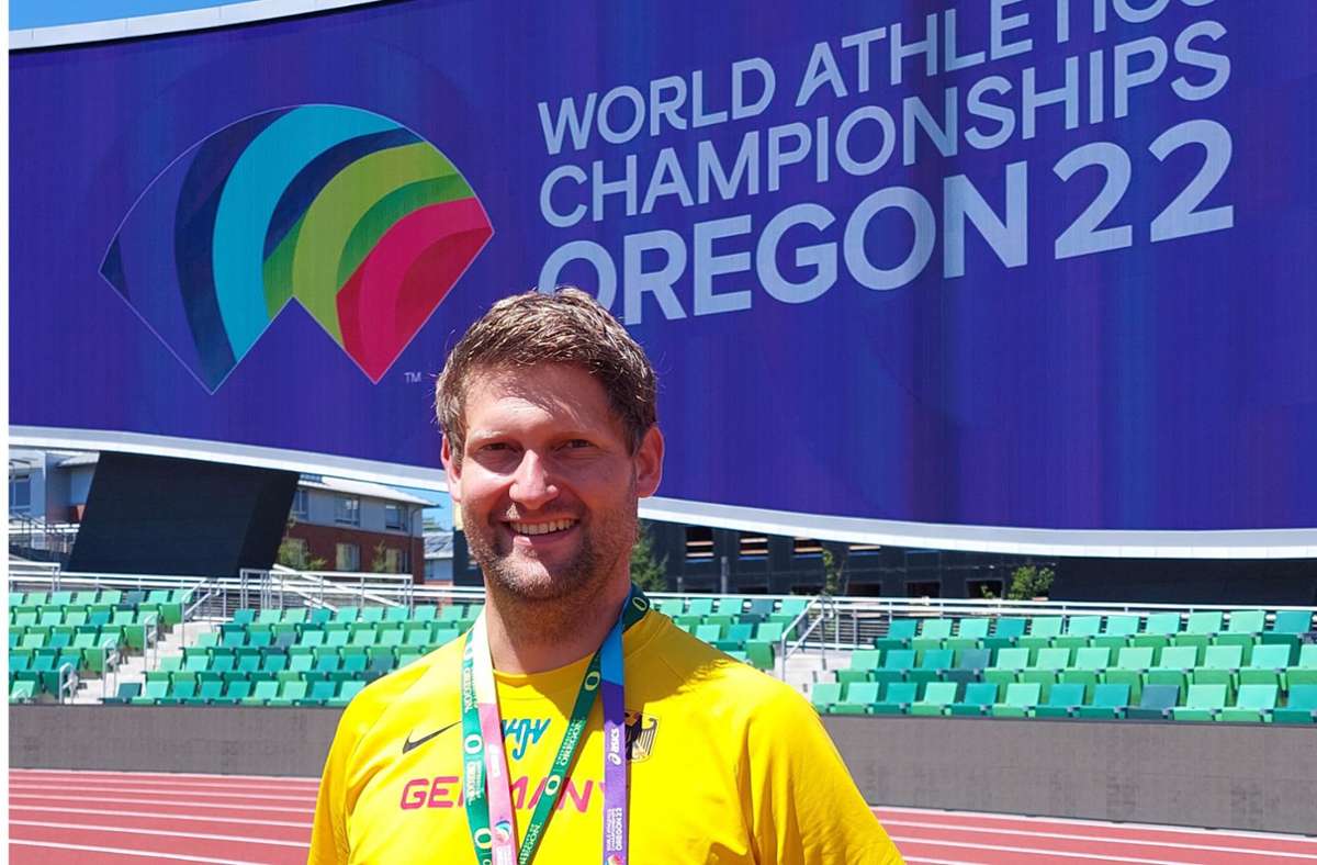 Internationaler Einsatz: Martin Kober bei der Leichtathletik-WM in Eugene. Foto: /oh