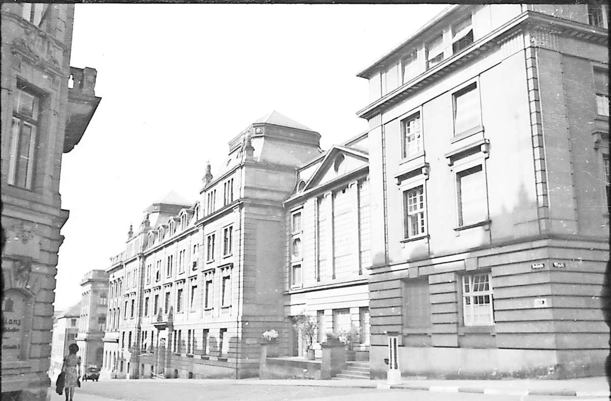 Das Justizgebäude an der Archivstraße