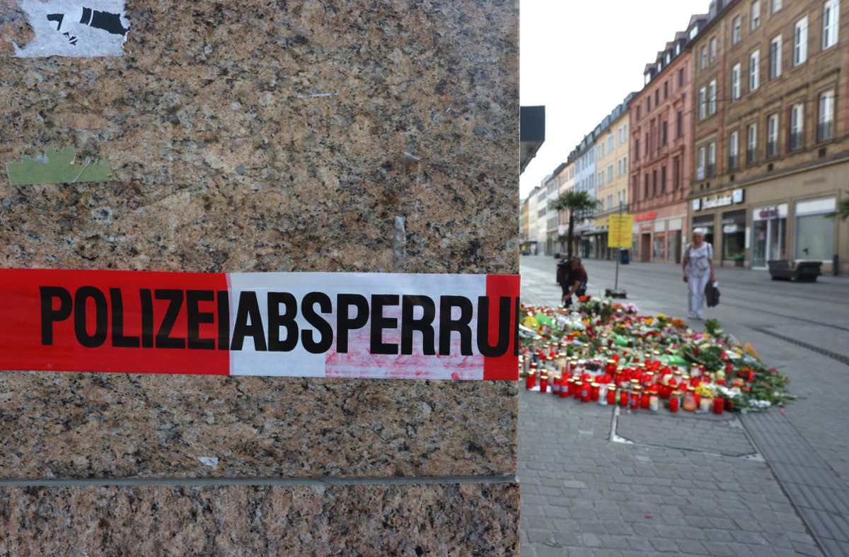 Messerattacke in Würzburg: Spurensuche geht weiter –  Zeugen werden befragt
