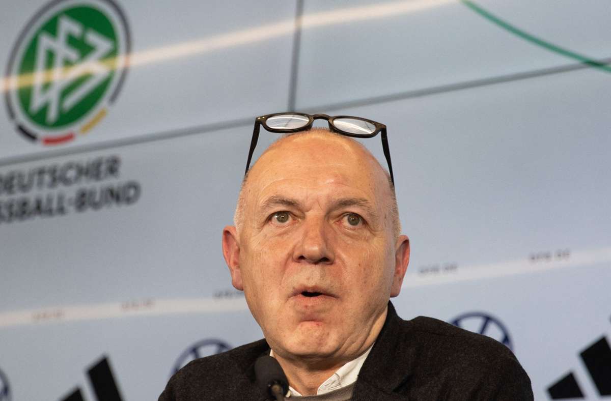 DFB-Präsident Bernd Neuendorf muss nicht nur einen Nachfolger für Oliver Bierhoff finden, sondern auch den DFB auf die Heim-EM 2024 vorbereiten. Foto: AFP/Andre Pain