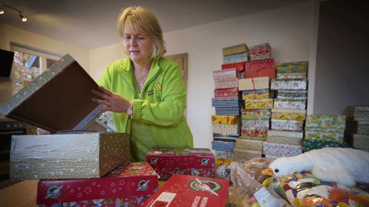 Spendenaktion in Winnenden: Jetzt werden die Weihnachtskartons für arme Kinder bepackt