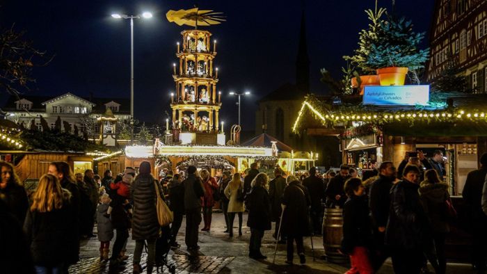 Der Esslinger Weihnachtsmarkt ist eröffnet