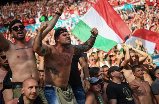 In Budapest empfing Ungarn bei der EM 2021 erst Portugal, dann Frankreich. Foto: AFP/FRANCK FIFE
