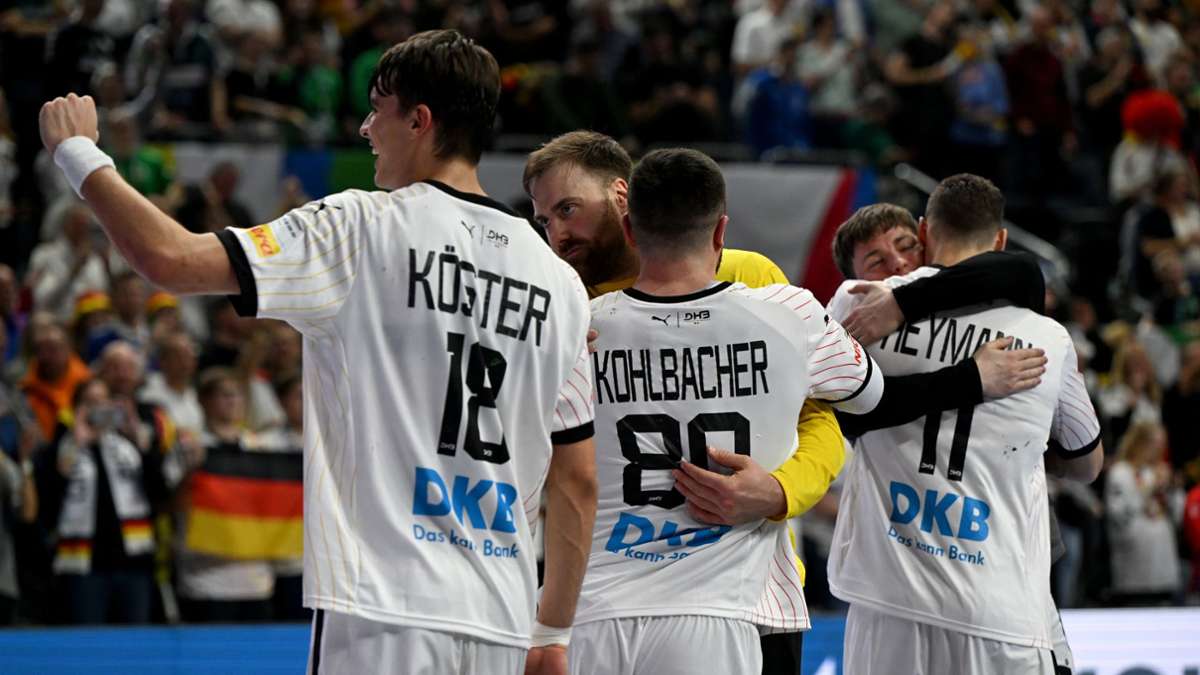 Sieg gegen Ungarn: Handballer bei Heim-EM auf Halbfinal-Kurs