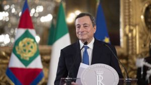 Ex-EZB-Chef Mario Draghi soll am Samstag neuer Premier werden