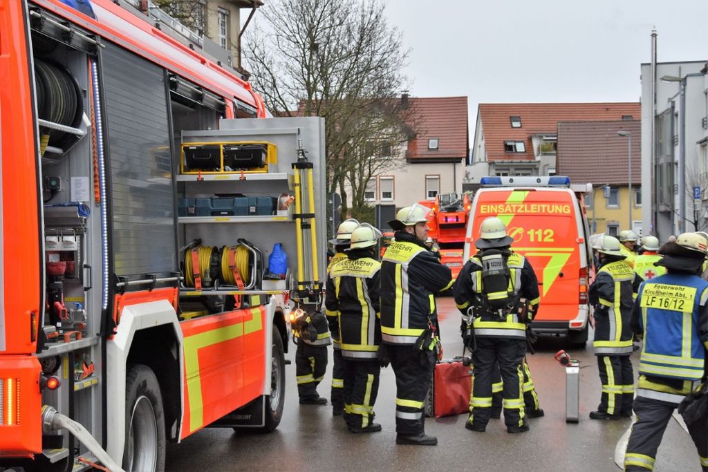 30.12.2017 - Gasgeruch in einem Kirchheimer Seniorenzentrum sorgte für einen Feuerwehreinsatz.