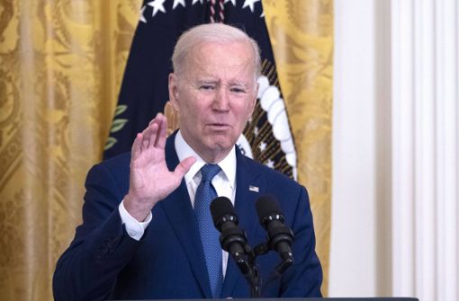 US-präsident Joe Biden gab die Anweisung für den Angriff auf Stellungen von „mit den iranischen Revolutionsgarden verbündeten Gruppen“ .(Archivbild) Foto: IMAGO/Cover-Images/IMAGO/Chris Kleponis - CNP