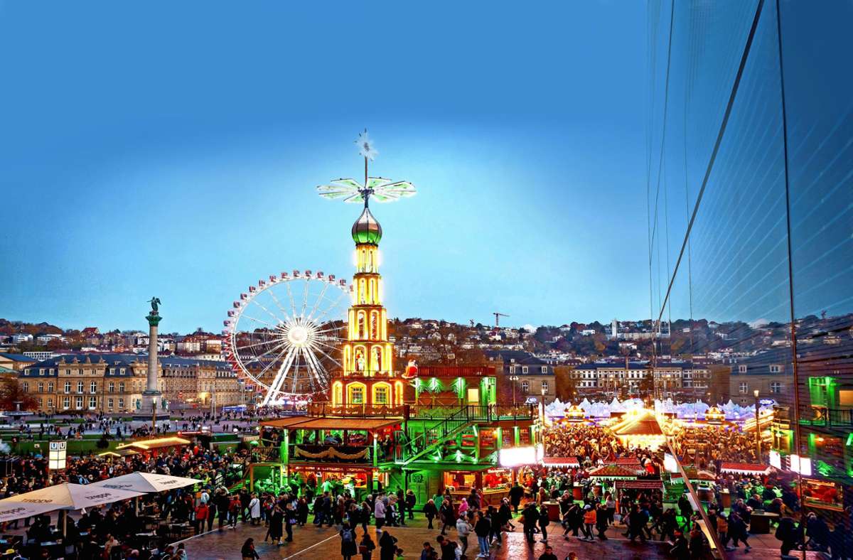 Auf dem Stuttgarter Weihnachtsmarkt werden jährlich bis zu vier  Millionen Besucher erwartet. Foto: Lichtgut/Julian Rettig