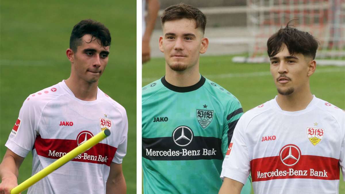 Talente des VfB Stuttgart: Wie es für Thomas Kastanaras, Dennis Seimen und Laurin Ulrich weitergehen soll