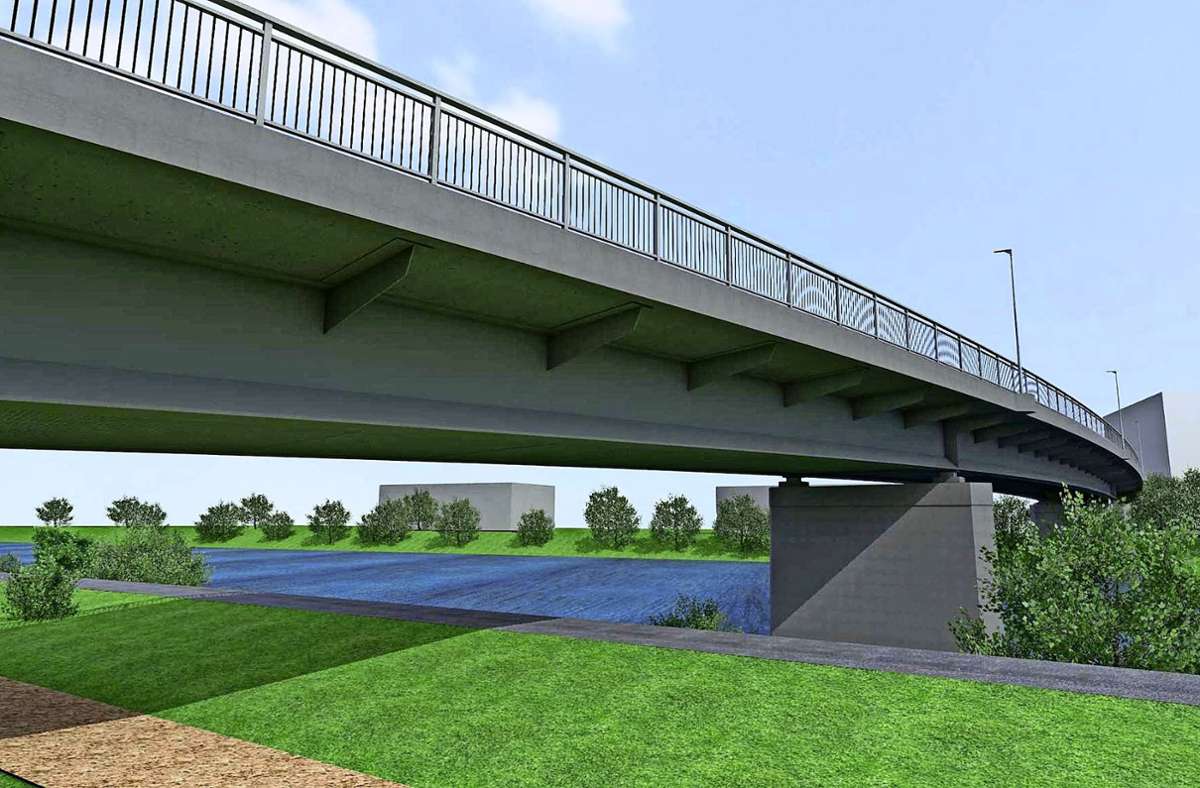 Brückenbau in Esslingen: Weg  für neue Schleyerbrücke ist frei