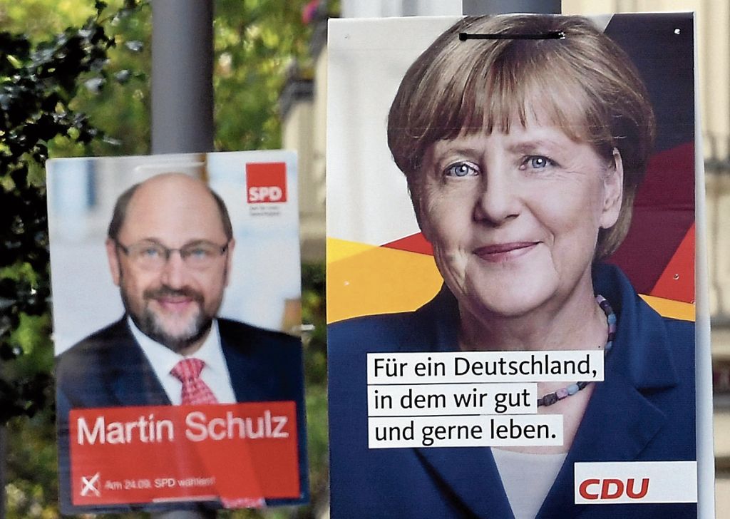 Uni-Professor: TV-Duell von Kanzlerin Angela Merkel und Herausforderer Martin Schulz ist eher Orientierungshilfe für Unentschlossene: Harter Schlagabtausch nicht zu erwarten