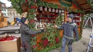 Esslingen: Endspurt vor dem Weihnachtsmarkt