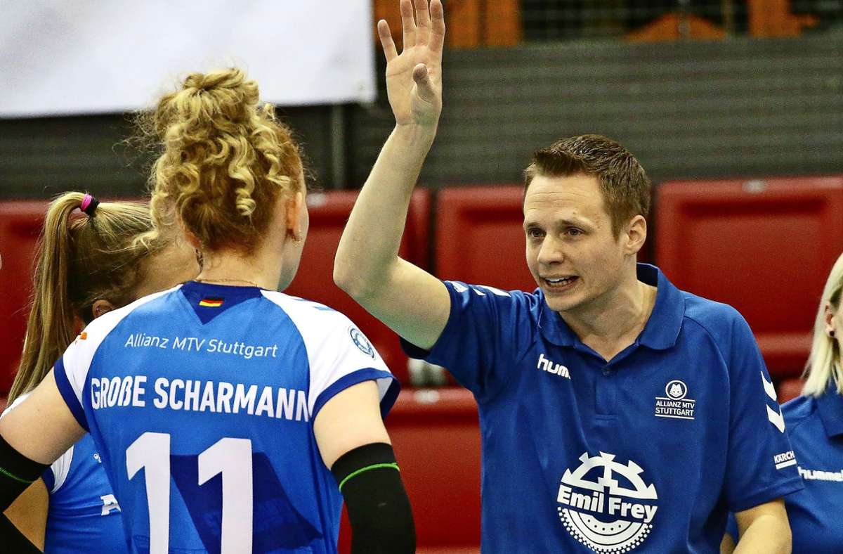Volleyball – Allianz MTV Stuttgart: Lob für Übergangscheftrainer Erik Reitsma