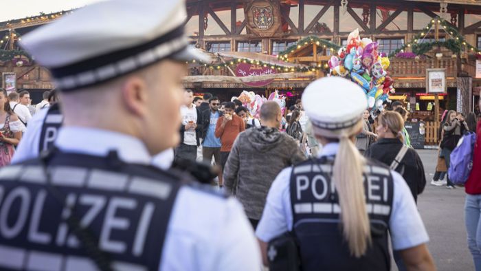 Was die Polizei auf dem Cannstatter Volksfest erlebt
