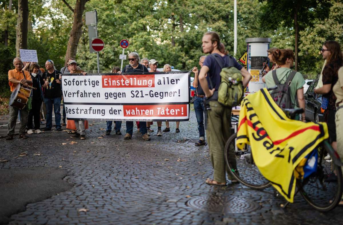 Prozess in Stuttgart: Geldstrafe nach Störung  bei Scholz-Besuch