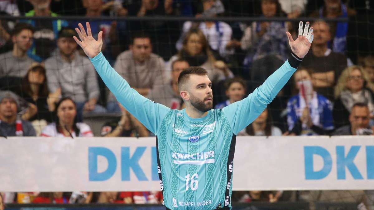 Sieggarant für den TVB Stuttgart: Keeper Miljan Vujovic.