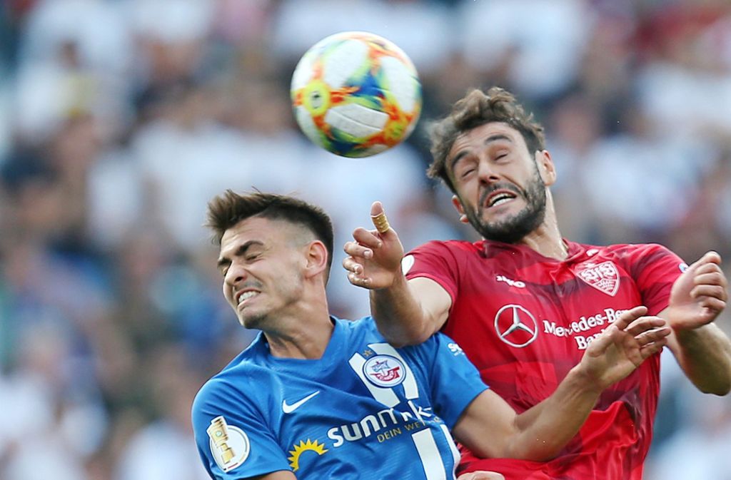 Stuttgart müht sich zu einem glanzlosen 1:0 im Pokal: VfB besiegt den Rostock-Fluch