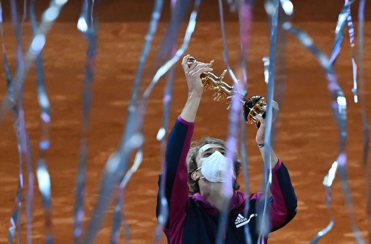 Tennis: Alexander Zverev triumphiert beim Turnier in Madrid