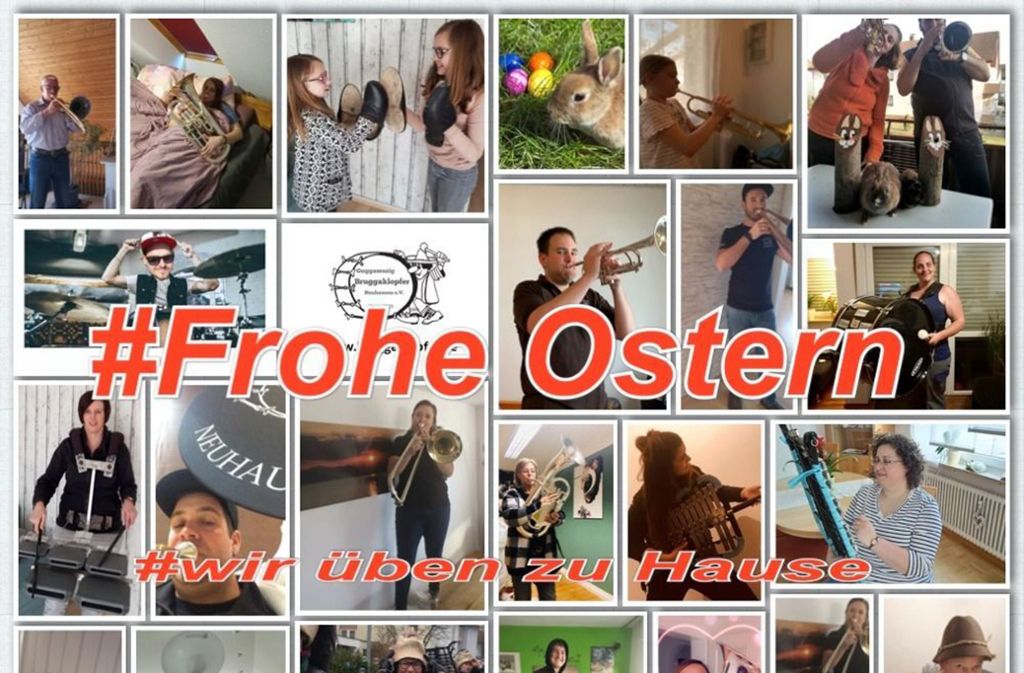 Frohe Ostern - #wirübenzuhause.